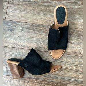 Born Bima Leather Mule Sandal